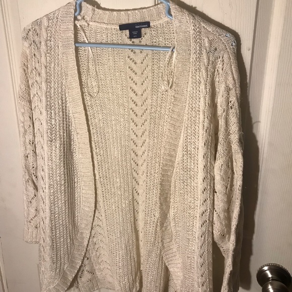 White cardigan - Picture 1 of 3